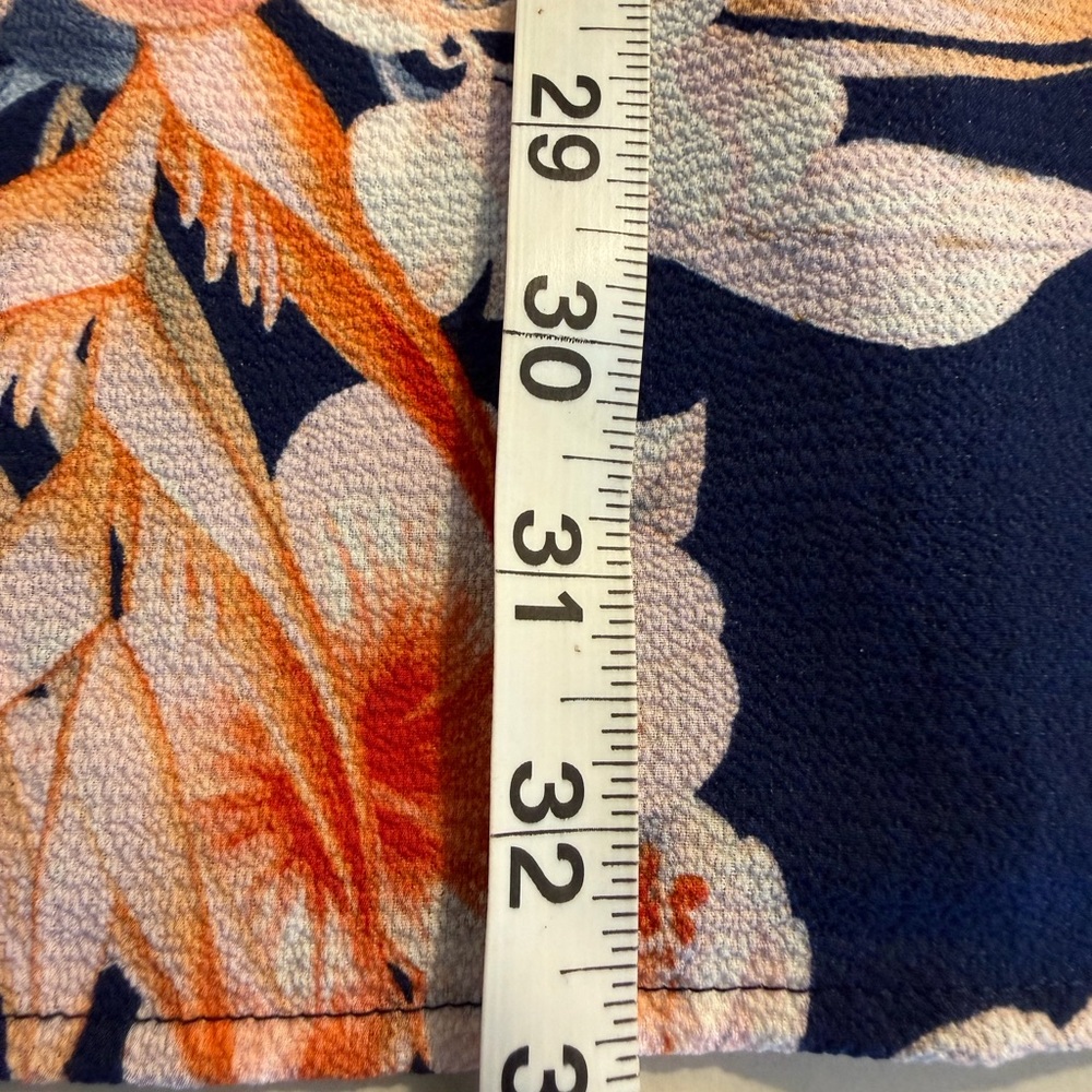 Floral Navy Swim Coverup - Picture 8 of 9